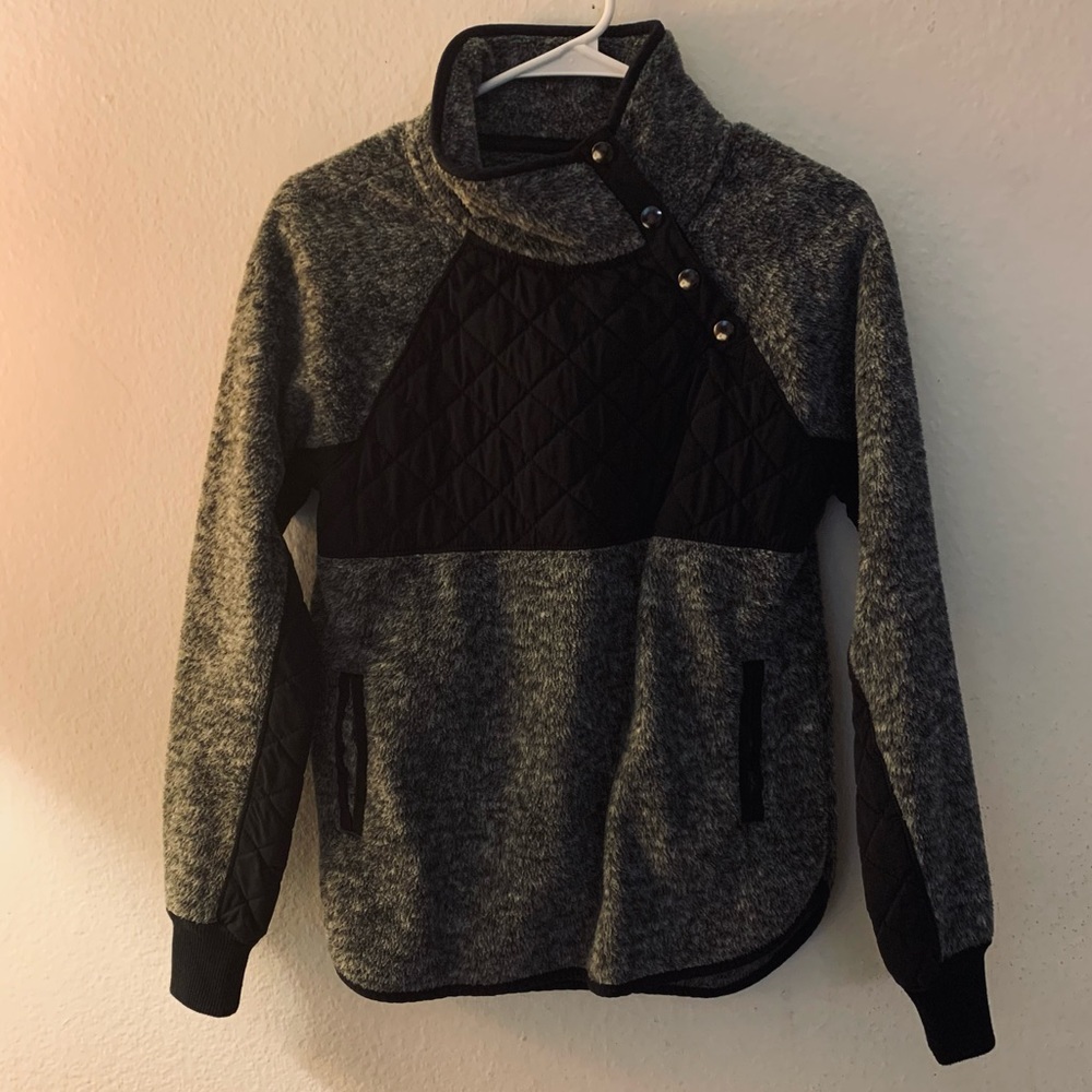 Abercrombie & Fitch Asymmetrical Snap-Up Fleece - image 5